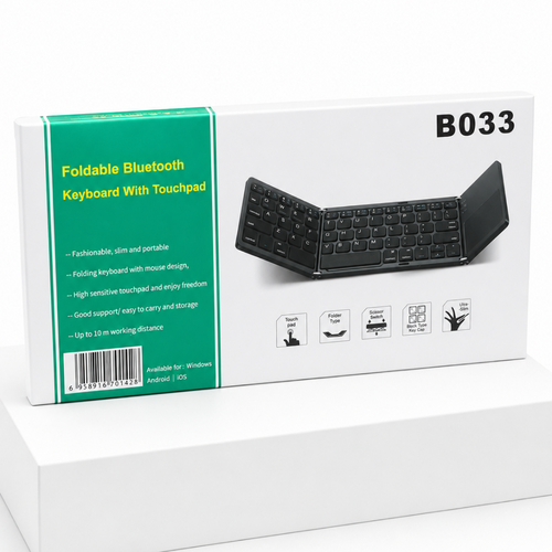BO33 Foldable Keyboard with Touchpad