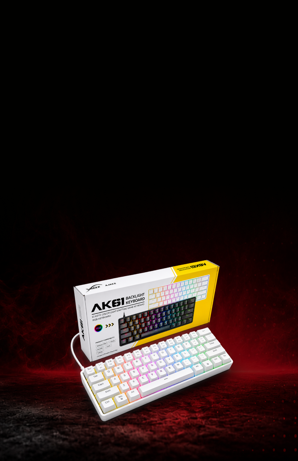 AK61 BACKLIGHT KEYBOARD